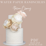 WAFER PAPER RANUNCULUS