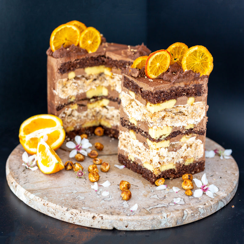 CHOCOLATE HAZELNUT & ORANGE CAKE inspired by KIYV CAKE